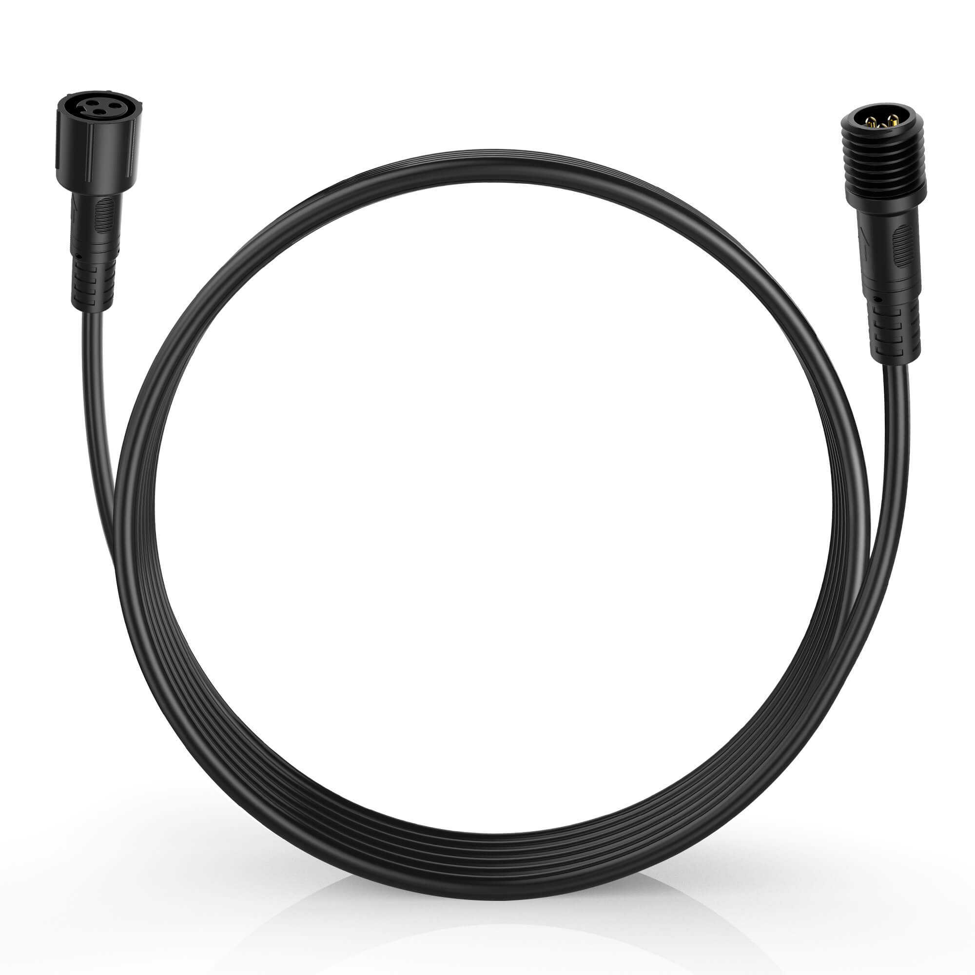 6.56FT 3-Pin Extension Cord Wire Cable for RGB+IC C2, V1, W1 Series Lights, P1B Switch Panel and Mictuning Whip Lights(Except for Whipless Whip Lights)