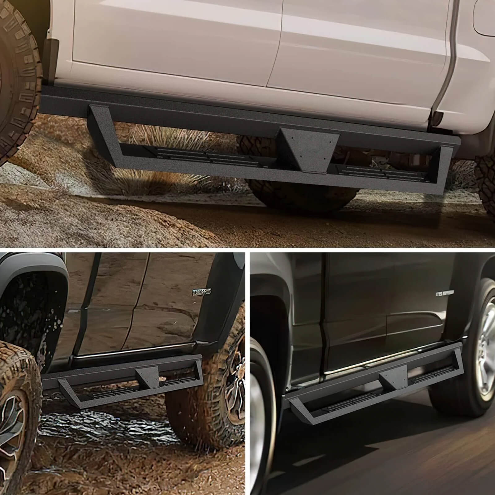2015-2022 Chevy Colorado/GMC Canyon Crew Cab Side Running Boards, Heavy-Duty Side Steps (Only Ships to U.S. )
