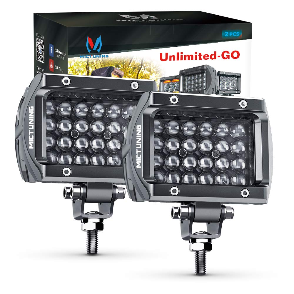 K1 LED Pods Quad Row Off Road Combo LED Light Bar 1920lm Driving Fog Lamps  2Pcs 4 Inch