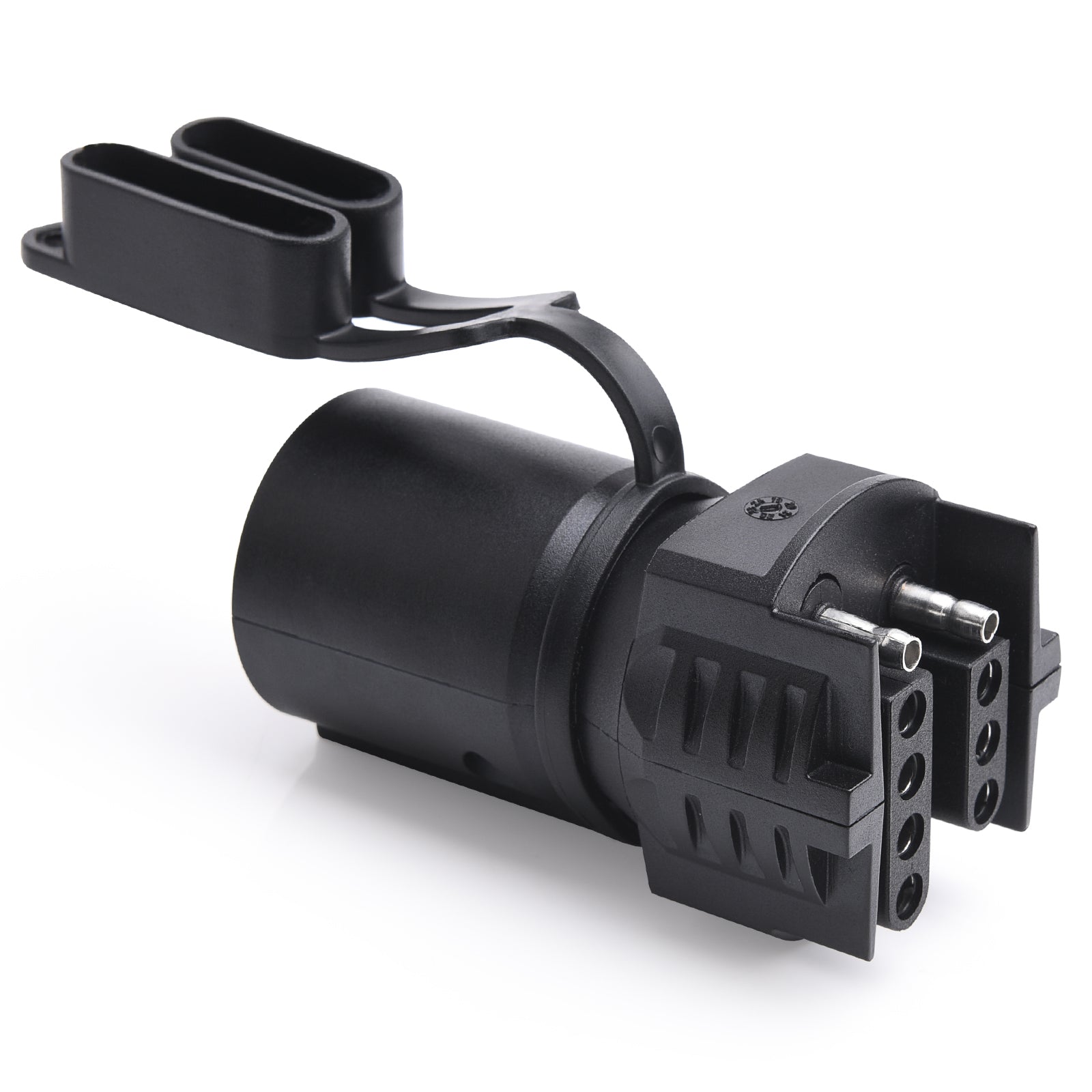 Trailer RV Boat Adapter 7 Way to 4 Way & 5 Way Plug 12V Flat Blade Plug