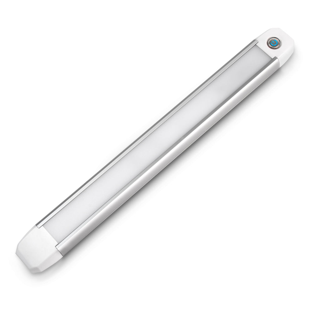 17 Inch 2400lm Car Interior Led Light Bar - 48 LED 24W White Light Tube with Touch Switch