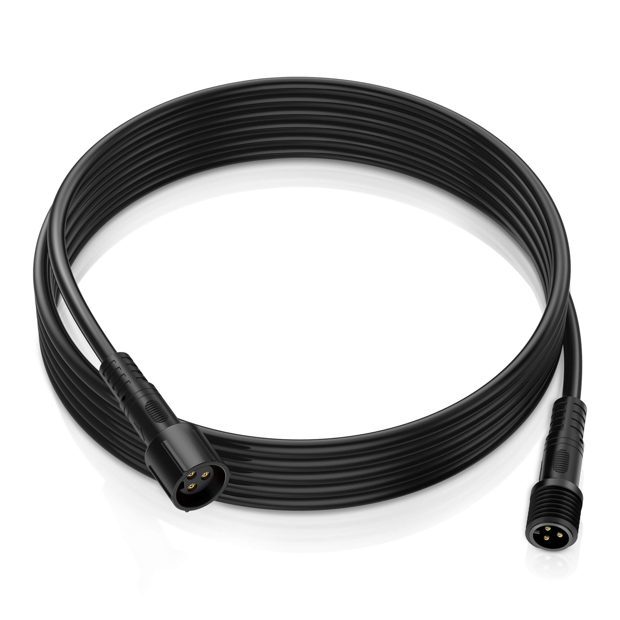6.56FT 3-Pin Extension Cord Wire Cable for RGB+IC C2, V1, W1 Series Lights, P1s Switch Panel and Mictuning Whip Lights(Except for Whipless Whip Lights)